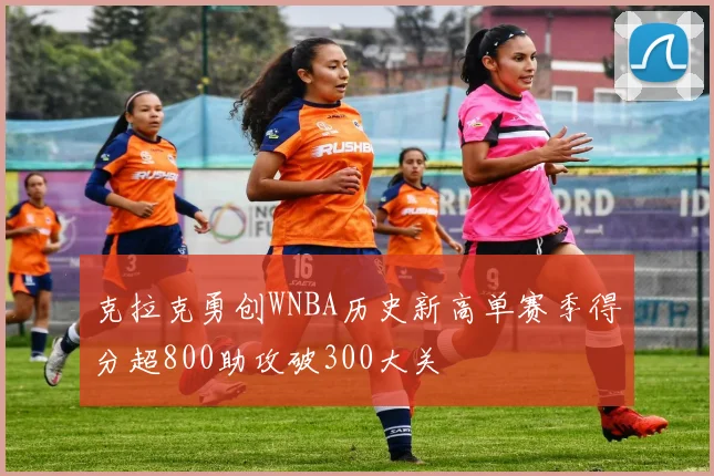 克拉克勇创WNBA历史新高单赛季得分超800助攻破300大关